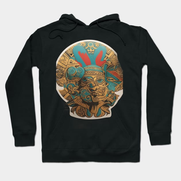 Maya civilization symbol art Hoodie by Spaceboyishere